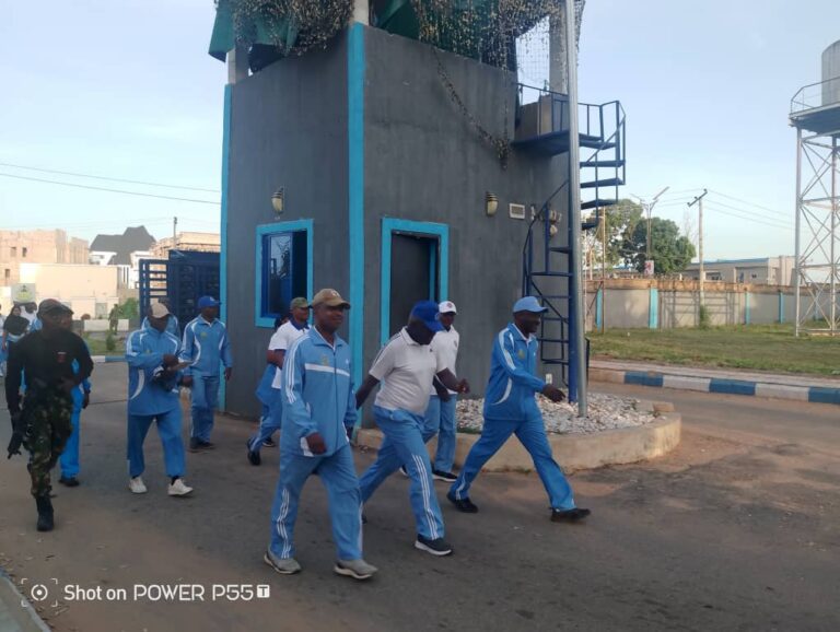 NAF 2025: Nigerian Security agencies engage in 10 km walking and jogging exercise 10 kilometers walk and jogging exercise