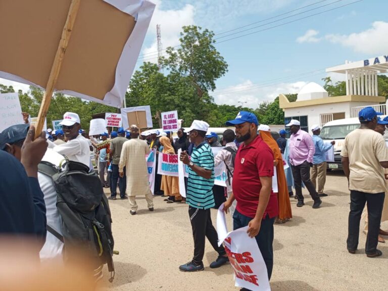 ASUU BUK has Staged a Peaceful Protest