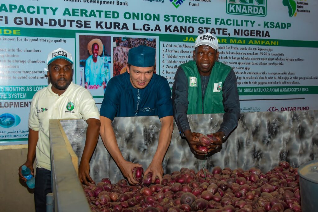 IsDB/ LLF PROJECT CONSTRUCTS 61 ONION STORAGE TECHNOLOGY FACILITIES IN KANO Aerated Onion Storage Technology