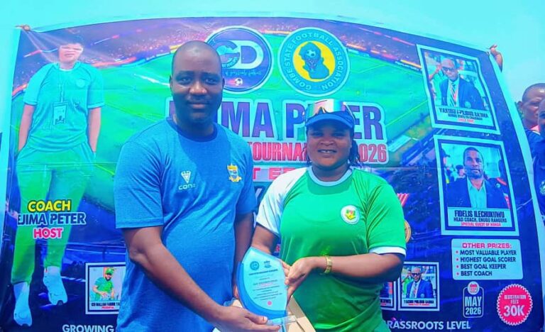 Doma United FC CEO Honoured for Grassroots Football Development Alhaji Suleiman Umar has received an Award