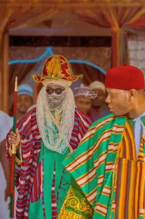 Aminu Ado Bayero in Colourful dress at Hawan Daus Aminu Ado Bayero in Colourful dress at Hawan Daus