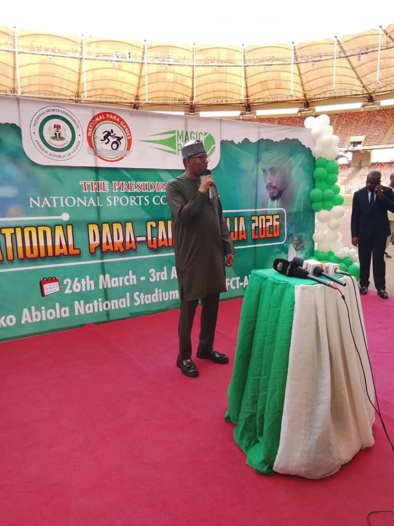 Tinubu Declares 3rd National Para Games Open in Abuja as Team Kano Eyes Victory Chairman NSC Shehu Dikko