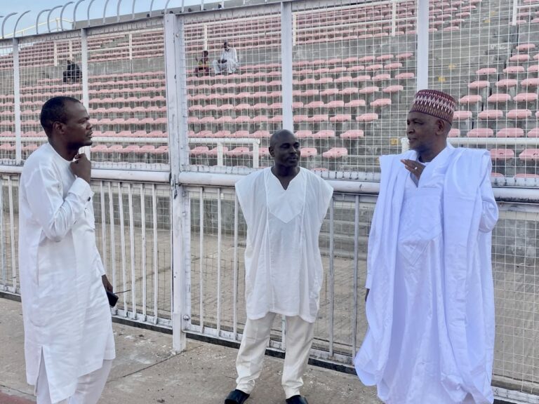 Babangida pays surprise visit to Sani Abacha Stadium, reaffirms commitment to sports facilities Chairman Sports Commission Alh Tukur Babangida