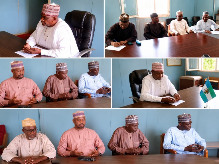 Kano Ex-Footballers Visit Sports Commission Chairman Chairman sports Commission and Ex footballers