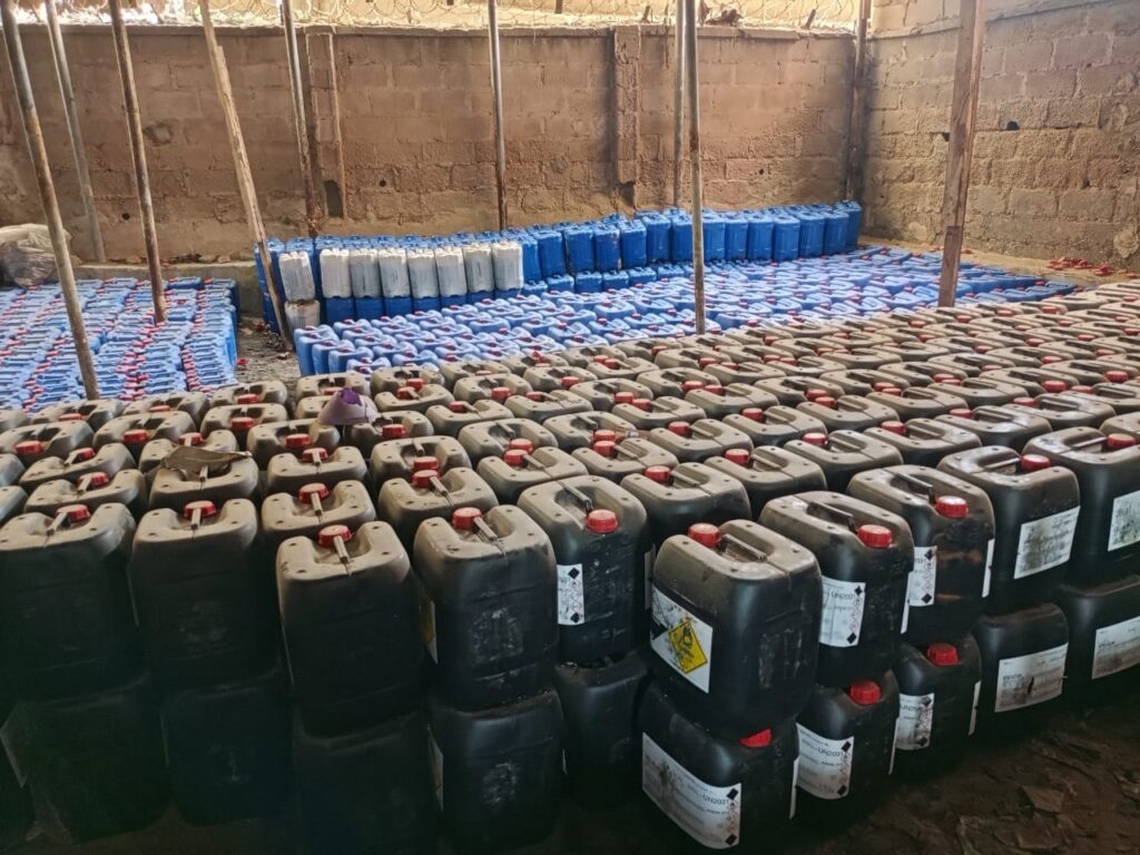 NAFDAC seals warehouse stocked with chemicals used for explosives in Kano Chemical