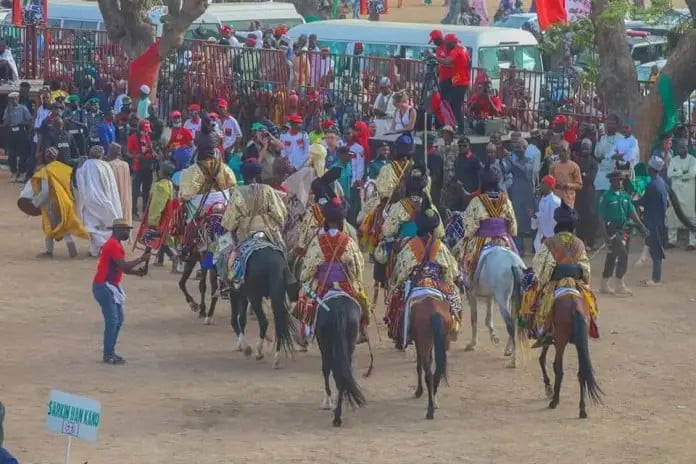 Colourful Horse riders Hawan Daushe Colourful Horse riders Hawan Daushe