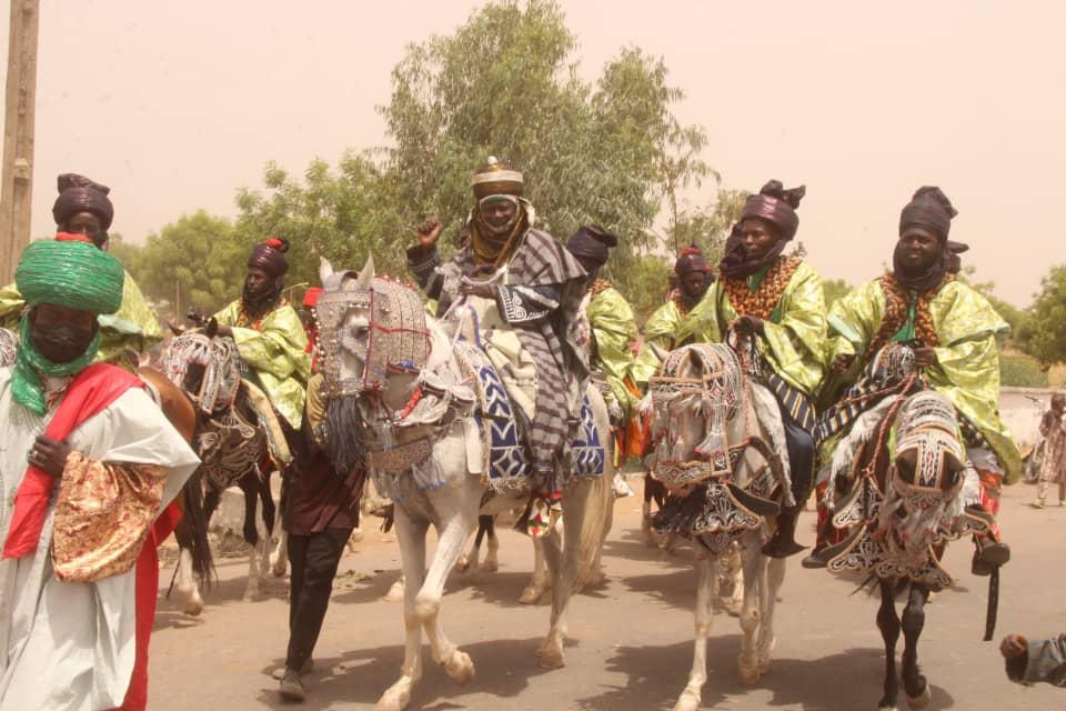Colourful Horse riders at Gaya Emirate Colourful Horse riders at Gaya Emirate