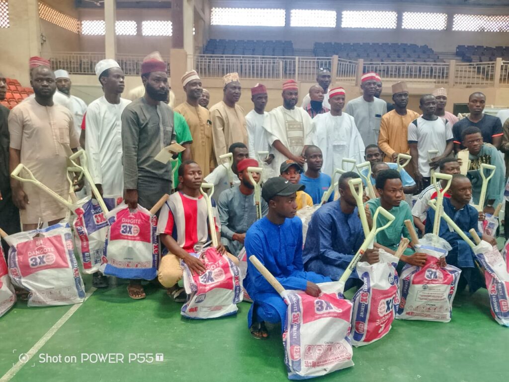 Kano State Government empower 50 plumbers Com Mustapha Rabiu and Beneficiaries