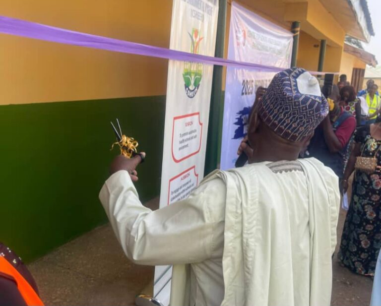 CSHEEH Donates Modern Toilet Facility Commissioning of toilets