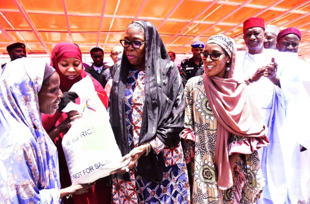 Aliko Dangote Foundation Flags Off N16BN National Food Intervention Project Dangote Foundation distributed rice to vulnerable