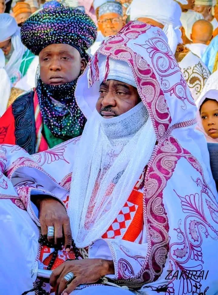 Emir Alh Aminu Ado Bayero at Eid el Fitr prayer