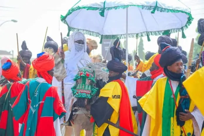 Emir of Kano at Hawan Daushe