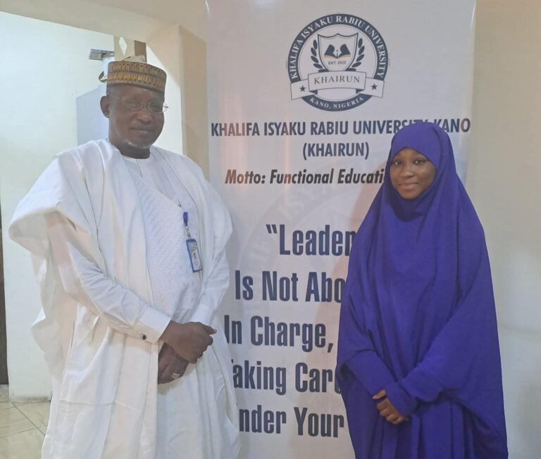 KHAIRUN VC Proud of Student’s Qur’anic Memorisation Feat Fatima Zahraddeen Abubakar