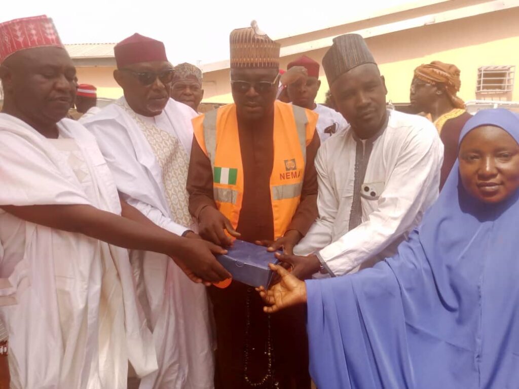 Flood: NEMA distributes relief materials to 198 households in Kano. Flood material