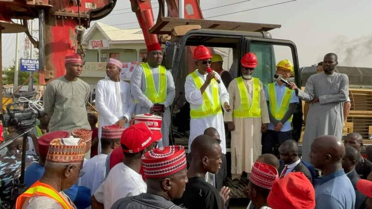Gov.Abba Kabir Lays Foundation of 15 Billion Naira Inter Change Bridge of Dan Agundi Foundation