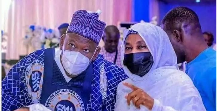 Ganduje, Wife and Others to arraign before a Kano High Court on 17th of this month Ganduje and Hafsat 1