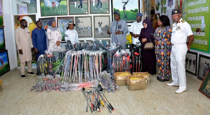 Runsewe commends R & A for donations of golf equipment to NGF Golf equipment