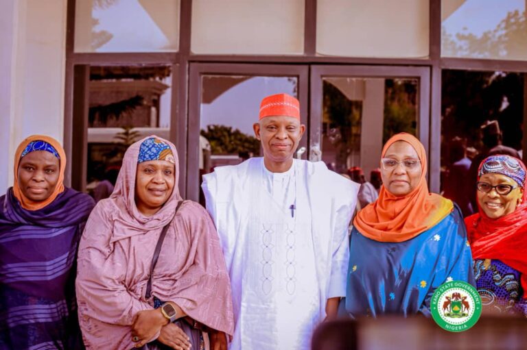 Gov Yusuf Welcomes Prof Amina as Northwest University’s 1st Female VC Gov Abba K. Yusuf and newly 1st Female VC