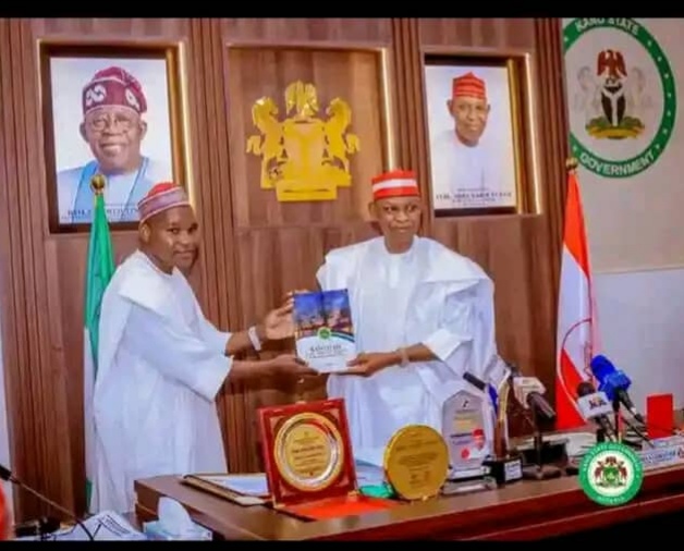 Commissioner for Power Presents First-Ever Electricity Policy to Executive Council Governor Abba Kabir Yusuf. and Energy Commissioner