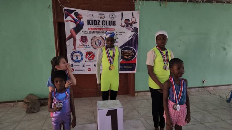 Young Gymnasts Shine at 2026 KIDZ Club Kano Competition Gymnastics