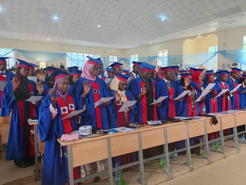 PCN inducts 39 pharmacy graduates of Bayero University Kano Induction of Pharmacy students