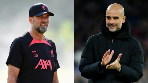 Select Pep Guardiola or Jurgen Klopp as English Manager Jurgen Klopp and Pep Guardiola