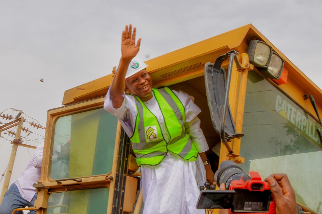 KANO STATE GOVERNOR FLAGS OFF KSADP ROAD PROJECTS Kabir yusuf