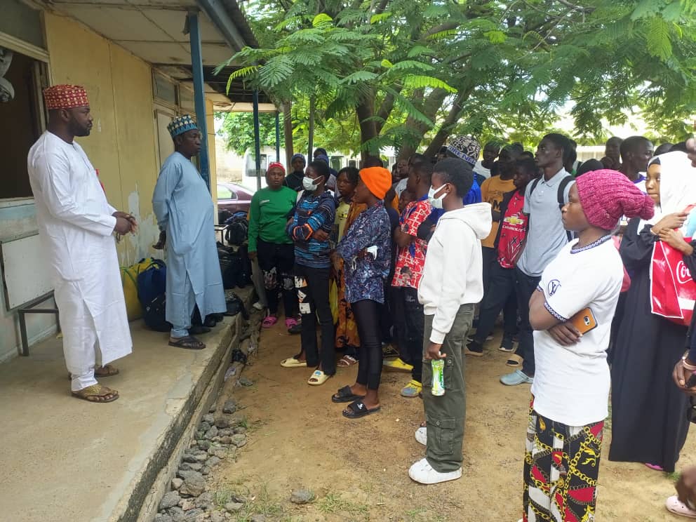 Kano state contingent are the first to arrive the venue for zonal elimination 2024 Kano contingent