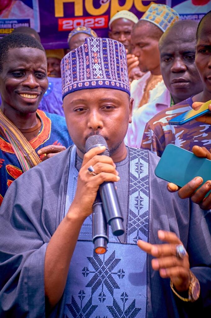No doubt Barau Jibrin had delivered the message…S.L.A Mansur Ibrahim Maiganji