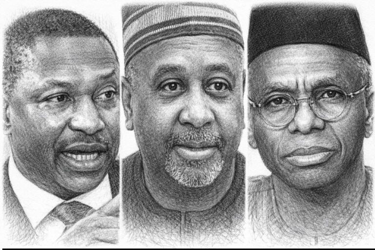 THE TRIALS OF DASUKI AND MALAMI — A STUDY IN NEMESIS: WHAT YOU DO UNTO OTHERS Malami,Dasuki and El Rufai