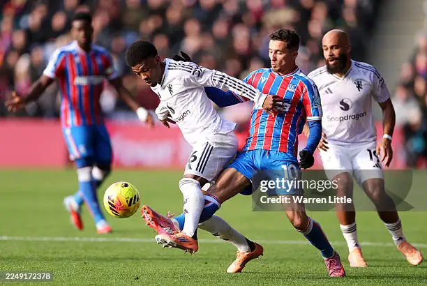 Manchester United prove Book makers wrong Manchester United vs Crystal Palace
