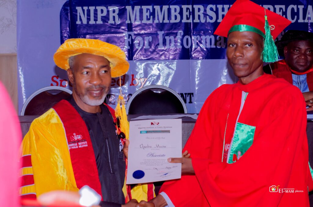 Musa Garba and President Musa Garba and President