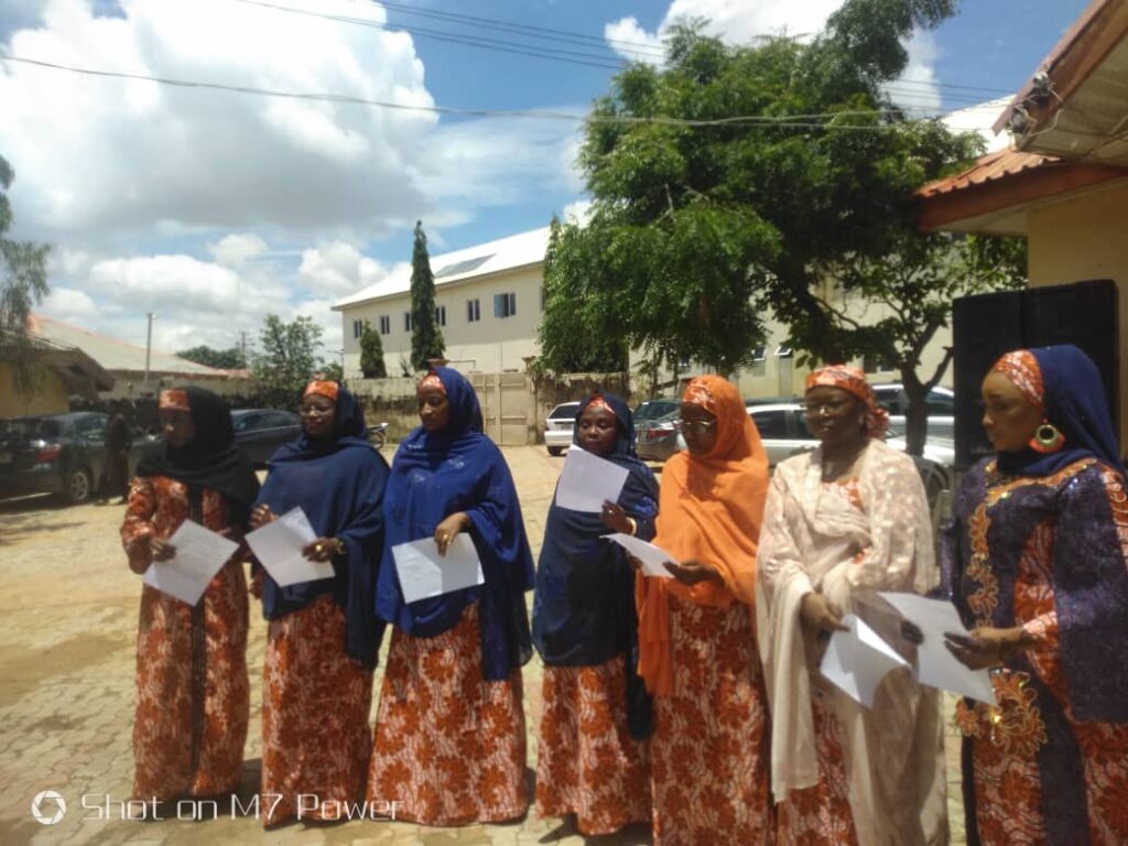 Comrade Bahijja Malam Kabara assumes Leadership of NAWOJ with the solemn pledge of upholding the norms and ethics of the profession NAWOJ