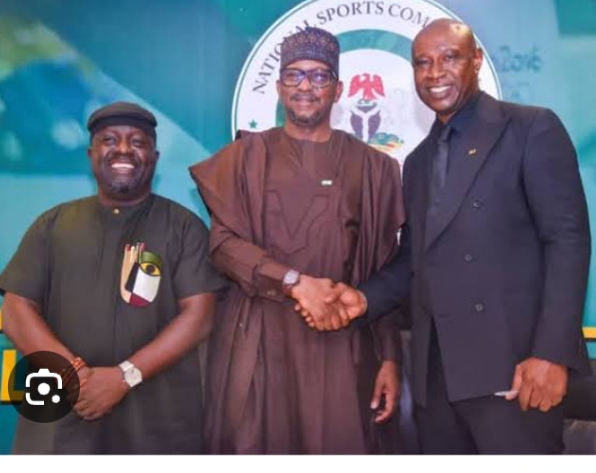 NSC Chairman Dikko, DG Charged to Stop Globetrotting, Sit at Home, Work for Nigeria’s Sports NSC Chairman with other sports administrators