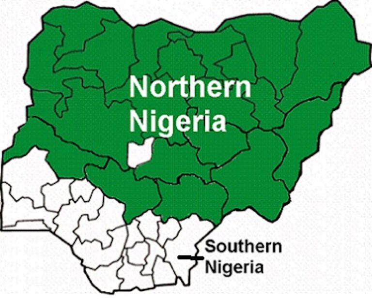 Open Letter to Northern Leaders and the Business Elite NorthernNigeriaMap 1