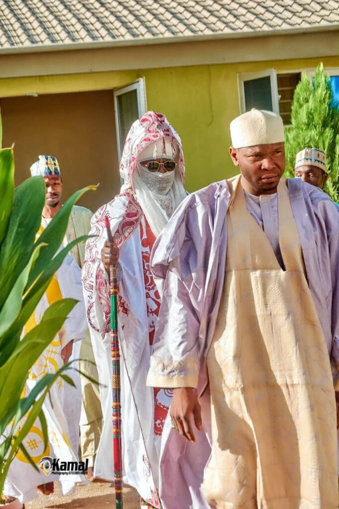 On his way to Eid el Fitr prayer