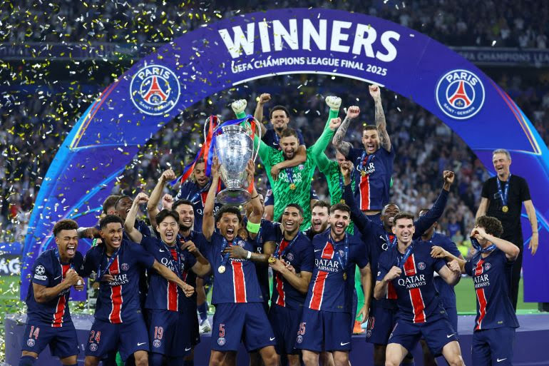 PSG spell Inter with goals in UCL Final PSG football club