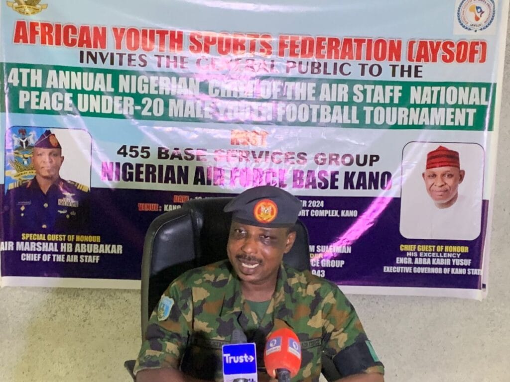 Nigeria Air Force boosting non-kinetic approach for promoting peace through sports Peace cup