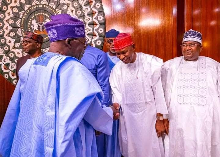 President Bola Ahmad Tinubu Applaud Abba K Yusuf on his Birthday President Ahmad Tinubu And Gov Abba K Yusuf
