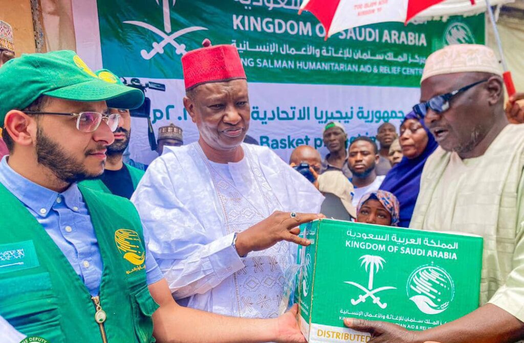 NEMA distribute food items donated by Saudi Arabia to Kano households Saudia relief