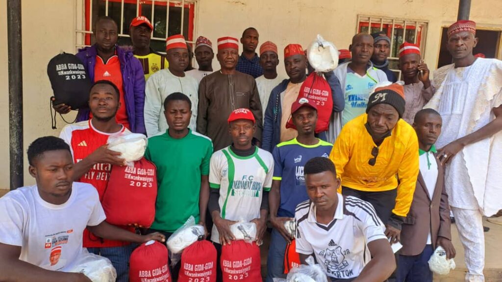 Local Council Presents Kits To Soccer Teams Sports Kits