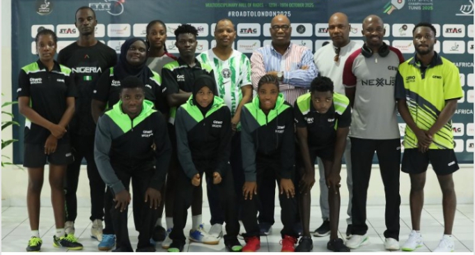 Gombe motivates Team Nigeria Tennis players in Tunisia Team Nigeria Tennis players