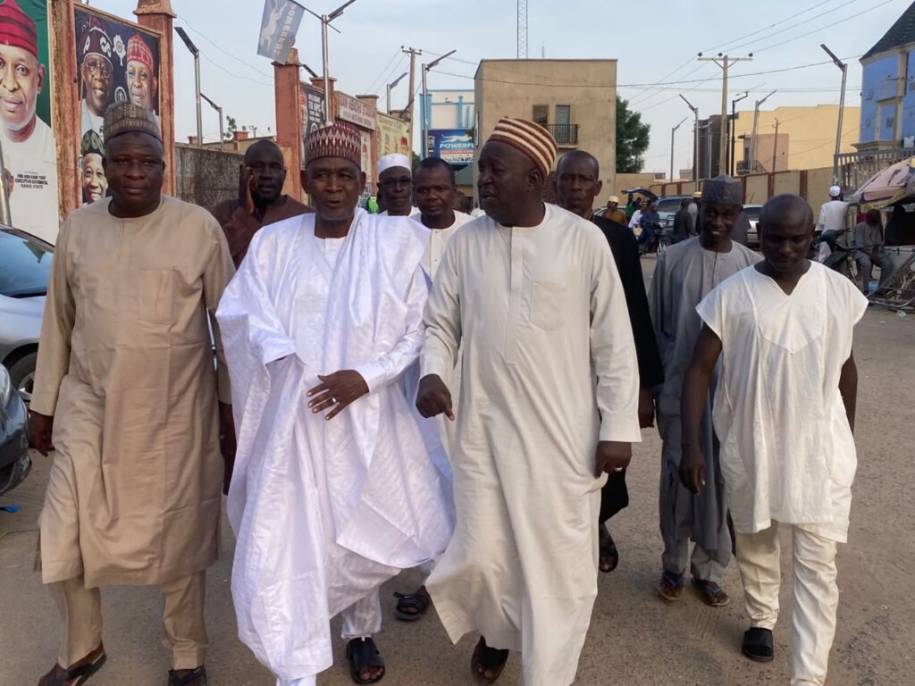 Tukur Babangida visit Sani Abacha Stadium Tukur Babangida visit Sani Abacha Stadium